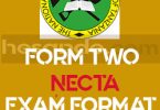 TEXTILES AND GARMENT CONSTRUCTION FORM TWO NECTA EXAM FORMAT 2026 ~ FTN 2026